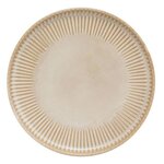 SECRET DE GOURMET Lot de 6 Assiettes à Dessert  Chloe  20cm Beige