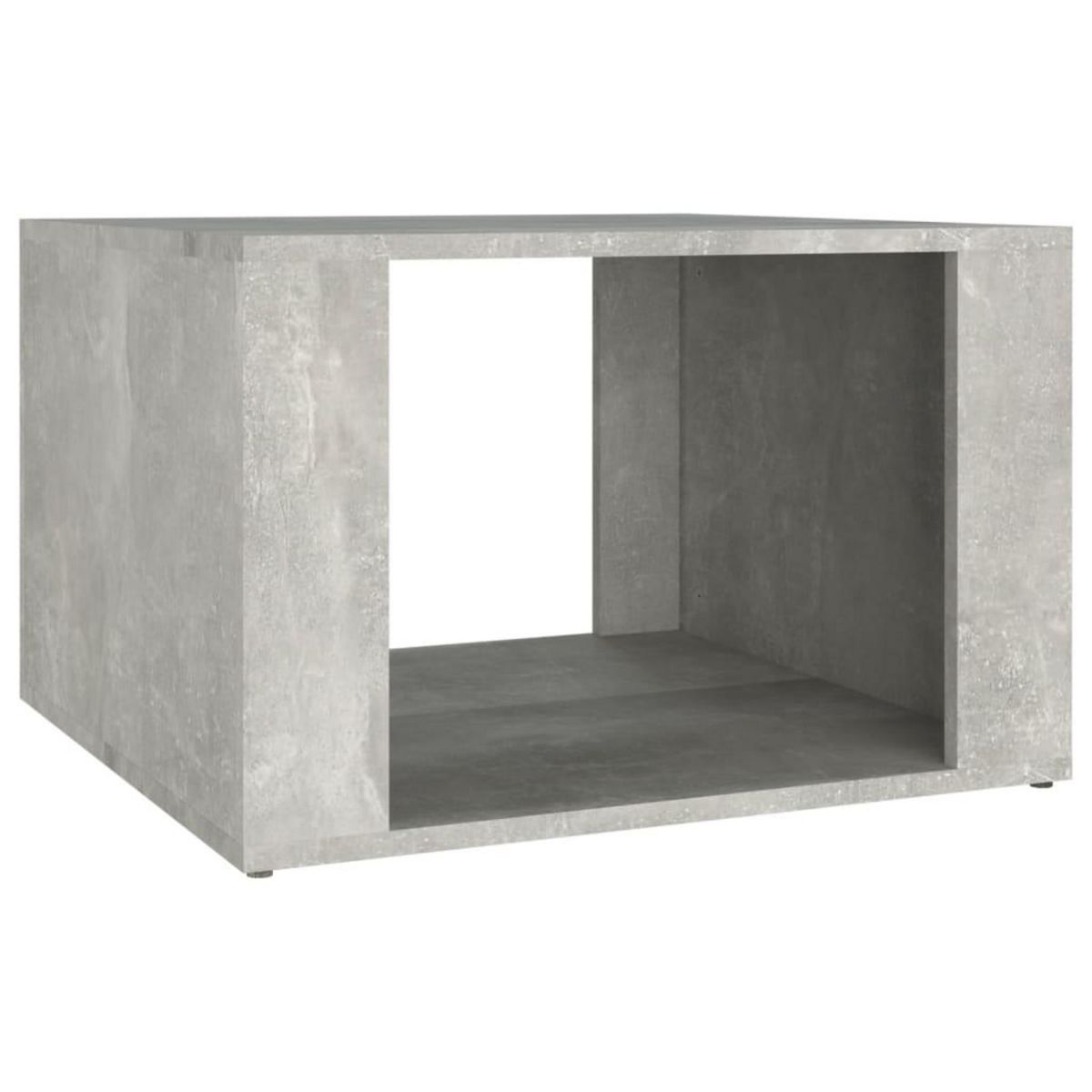 VIDAXL Table de chevet Gris beton 57x55x36 cm Bois d'ingenierie