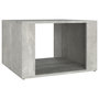 Voir la diapositive 2 : VIDAXL Table de chevet Gris beton 57x55x36 cm Bois d'ingenierie
