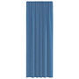 Voir la diapositive 4 : VIDAXL Rideaux en voile avec boucles 2 pcs bleu royal 140x260 cm