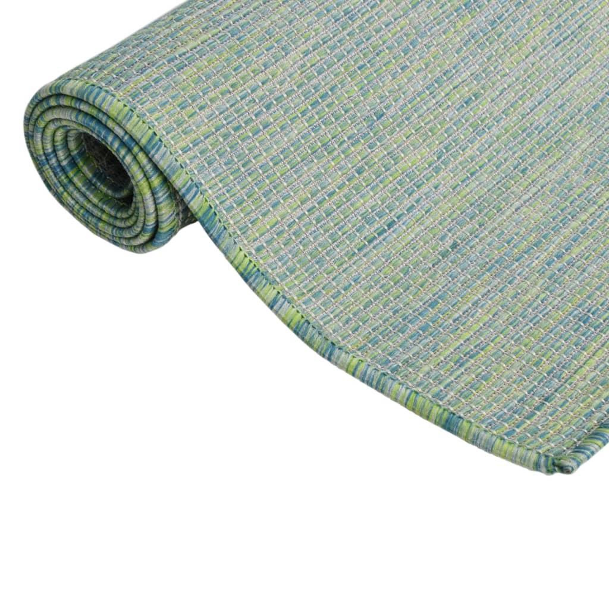 Voir la diapositive 3 : VIDAXL Tapis a tissage plat d'exterieur 200x280 cm Turquoise