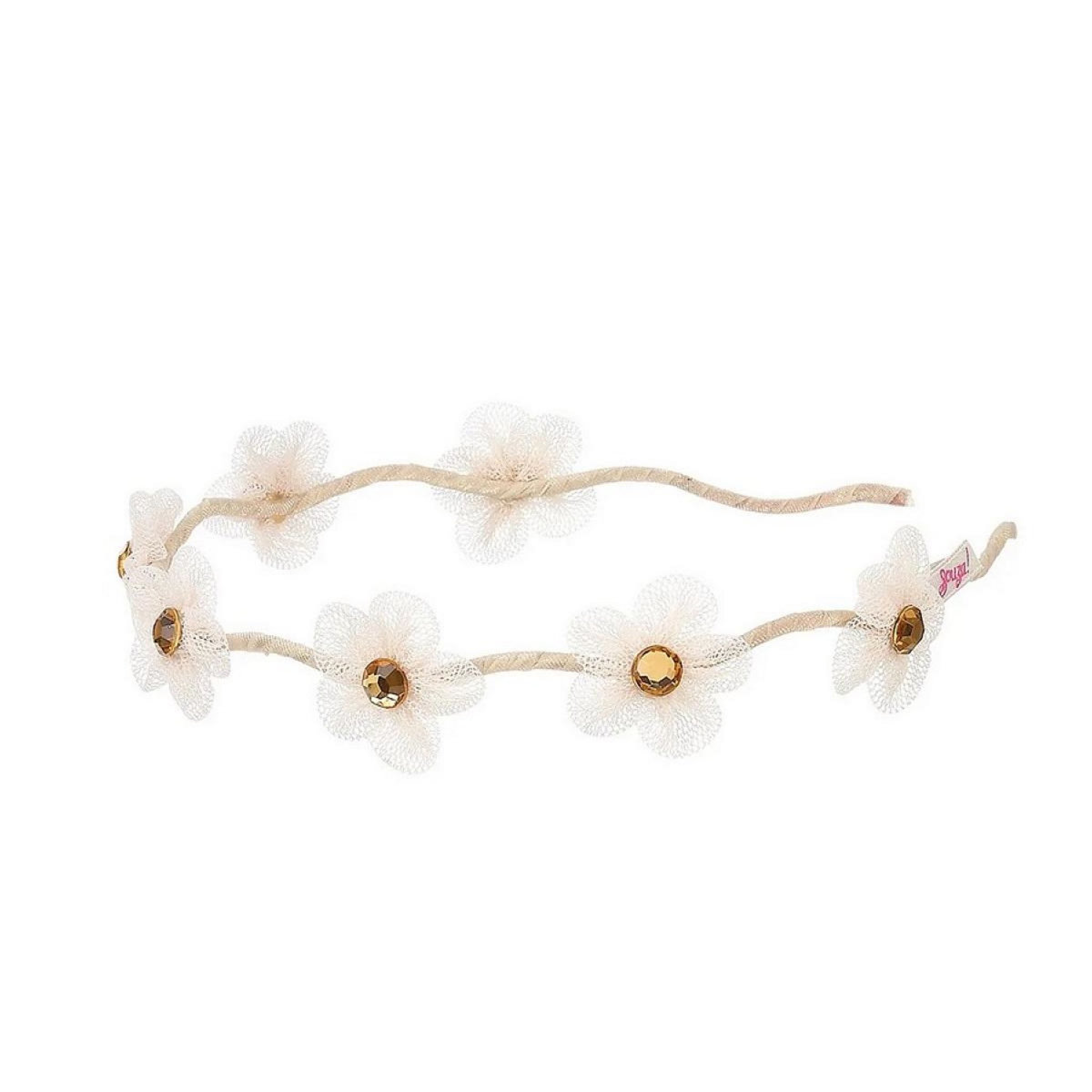 SOUZA Serre-tête Liyana fleur blanche