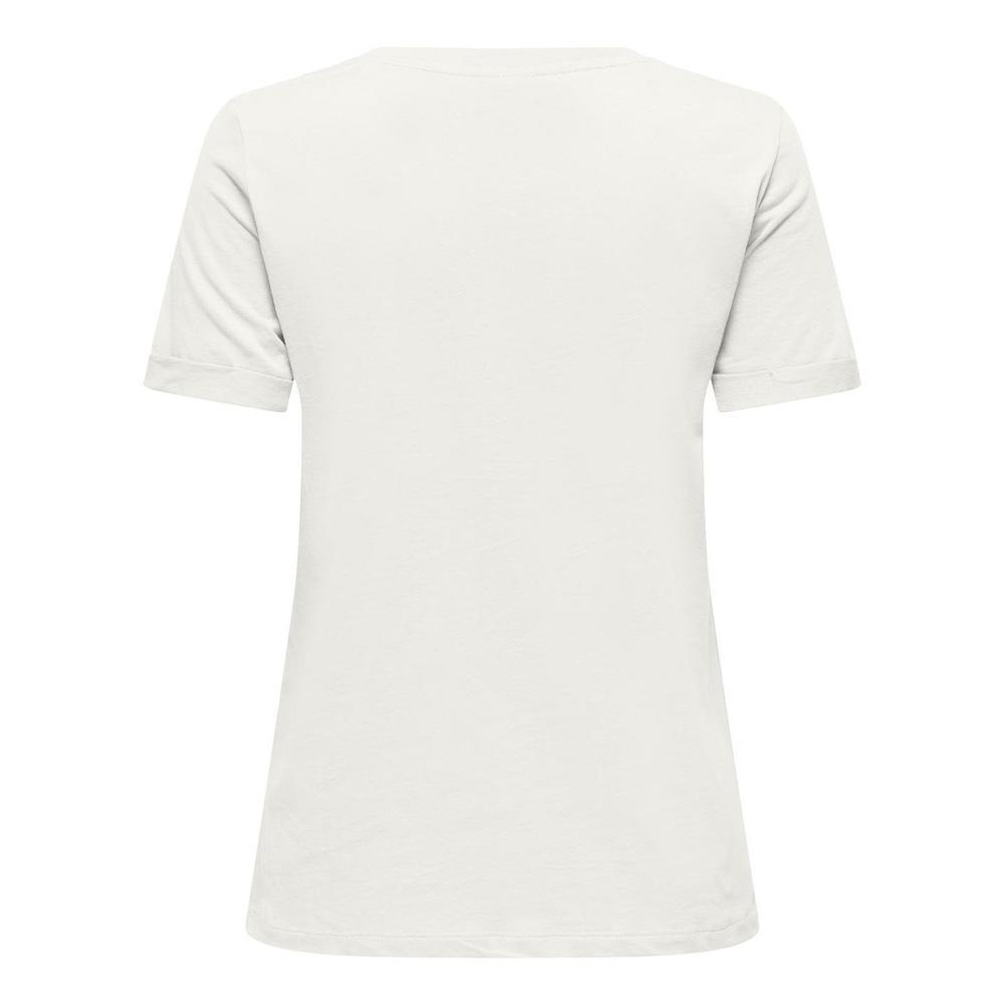 Voir la diapositive 2 : JACQUELINE DE YONG T-shirt Ecru/Rose Femme JDY Kitty