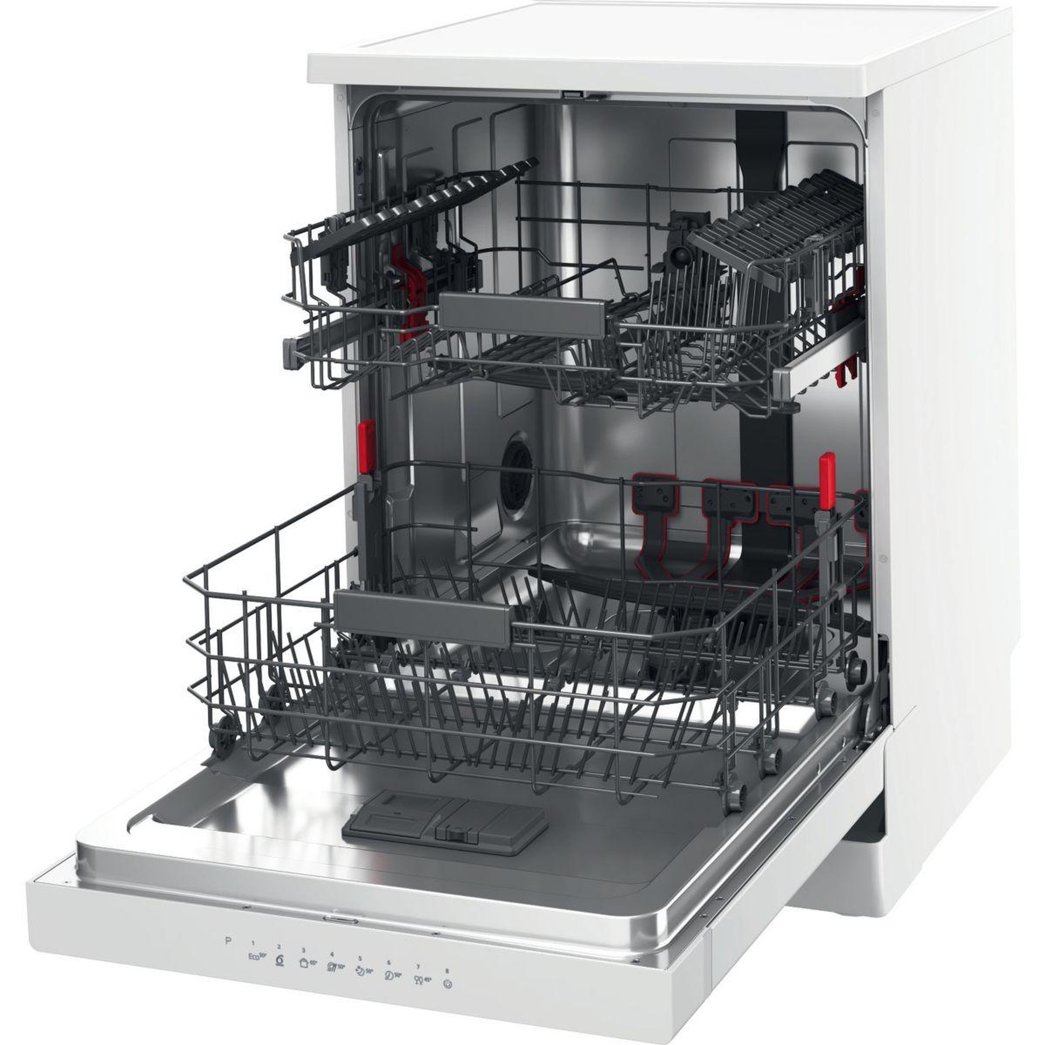 Voir la diapositive 3 : Whirlpool Lave vaisselle 60 cm W3FD634 6ème Sens