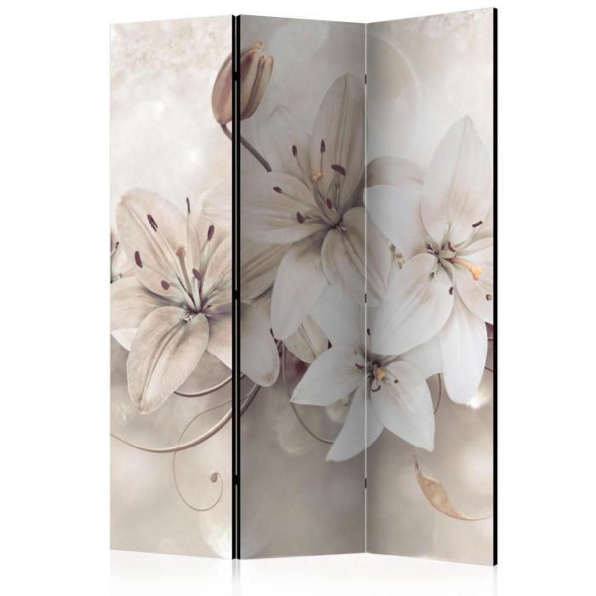 Paris Prix Paravent 3 Volets  Diamond Lilies  135x172cm