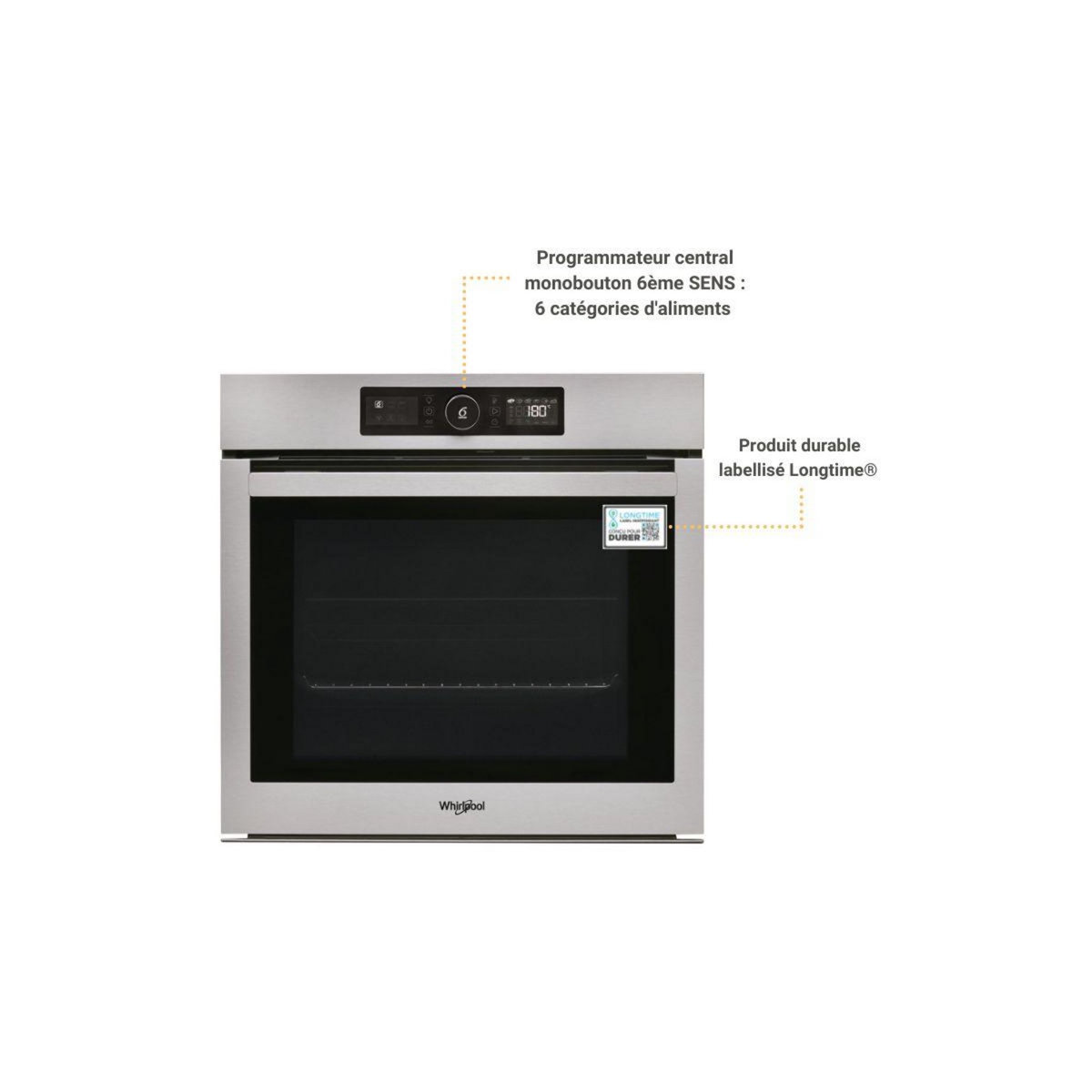 Whirlpool Four encastrable AKZ9626IX 6ème sens