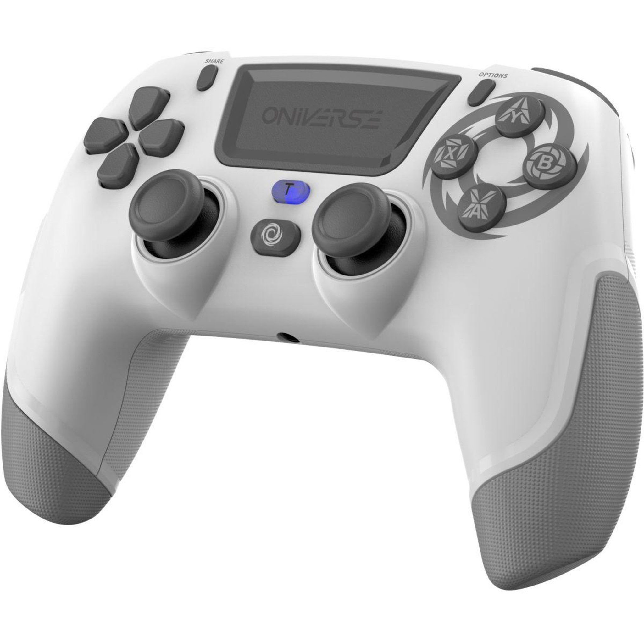 Voir la diapositive 5 : ONIVERSE Manette Sans fil Revolt Bluetooth Moon Blanche