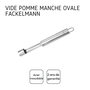 Voir la diapositive 4 : Fackelmann Vide pomme inox Fackelmann Ovale