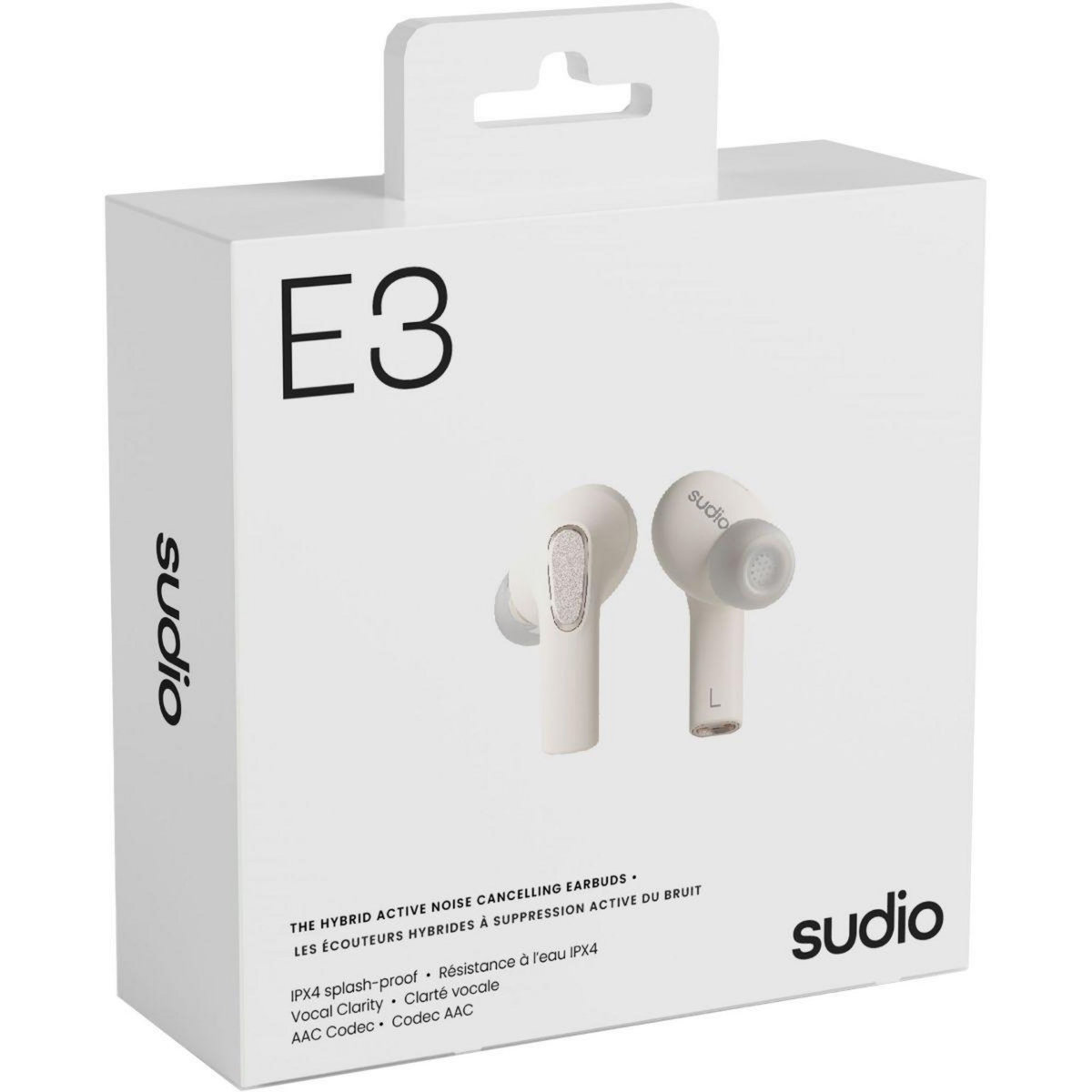SUDIO Ecouteurs E3 Blanc