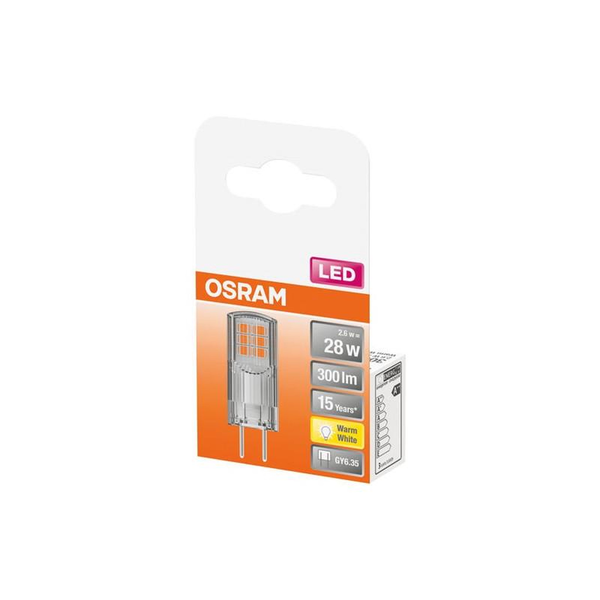 Osram LED CAPSULE DEP. 2.6W GY6.35 CHAUD OSRAM - 4058075432123