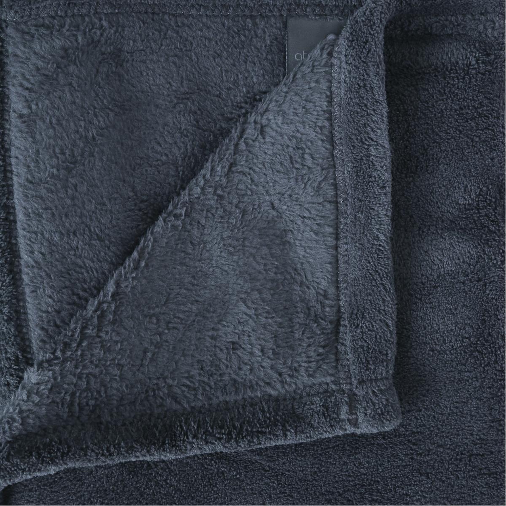 Voir la diapositive 2 : ATMOSPHERA Plaid  Microfibre  130x180cm Orage