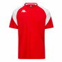 Voir la diapositive 1 : KAPPA Maillot Rouge/Blanc Garçon Kappa Loreto