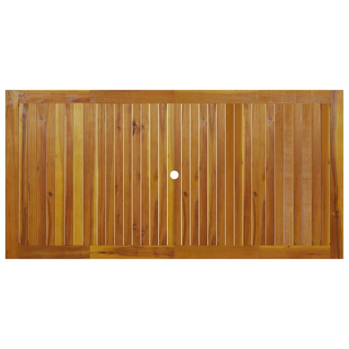 VIDAXL Table de jardin 200x100x74 cm Bois d'acacia solide