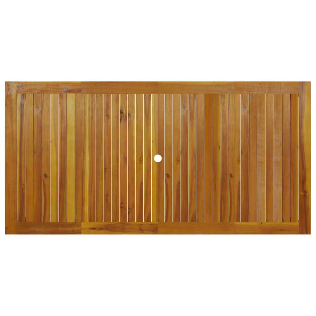 VIDAXL Table de jardin 200x100x74 cm Bois d'acacia solide