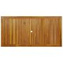 Voir la diapositive 5 : VIDAXL Table de jardin 200x100x74 cm Bois d'acacia solide