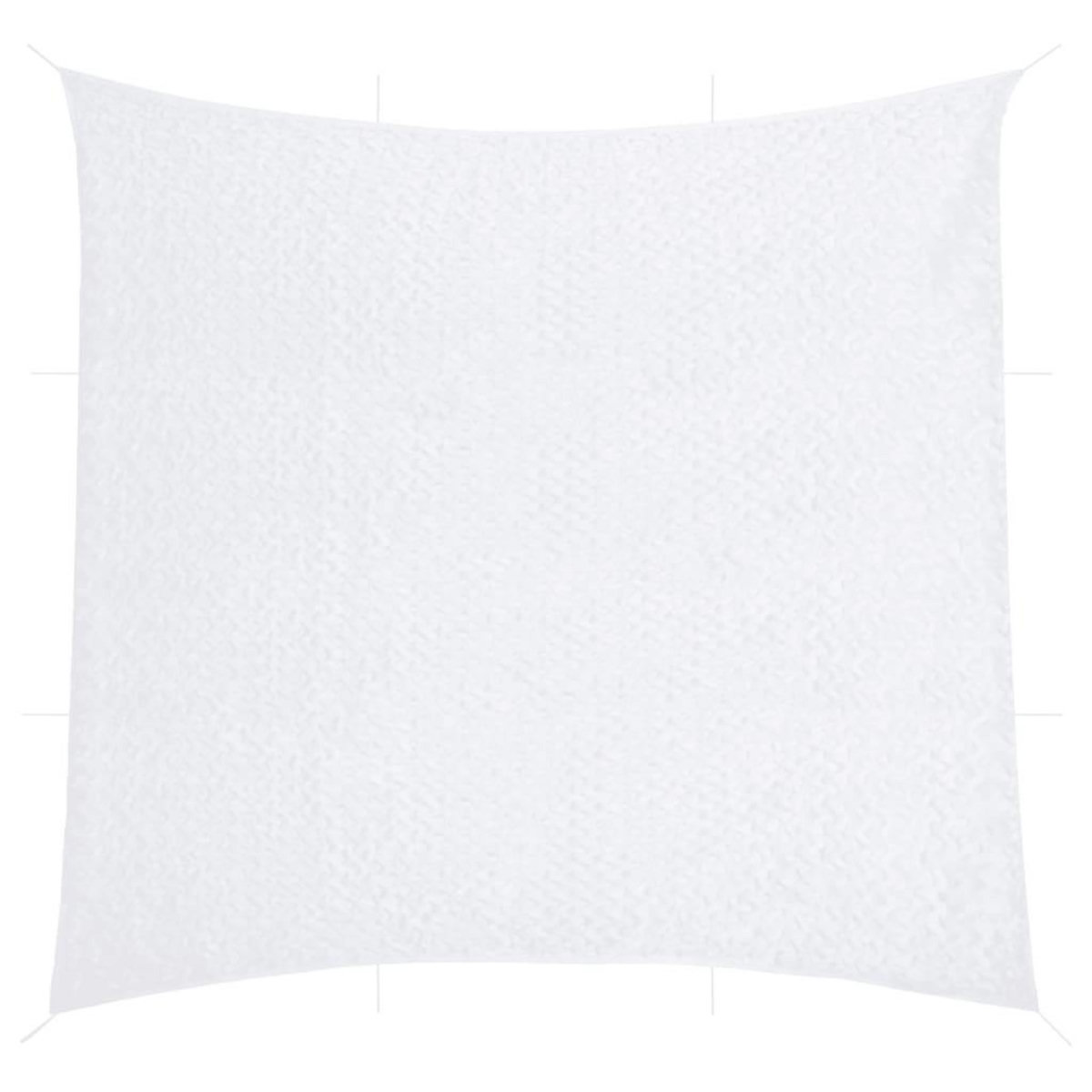 VIDAXL Filet de camouflage avec sac de rangement 614x581 cm blanc