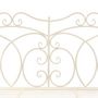 Voir la diapositive 4 : VIDAXL Banc de jardin 104 cm Fer Blanc antique