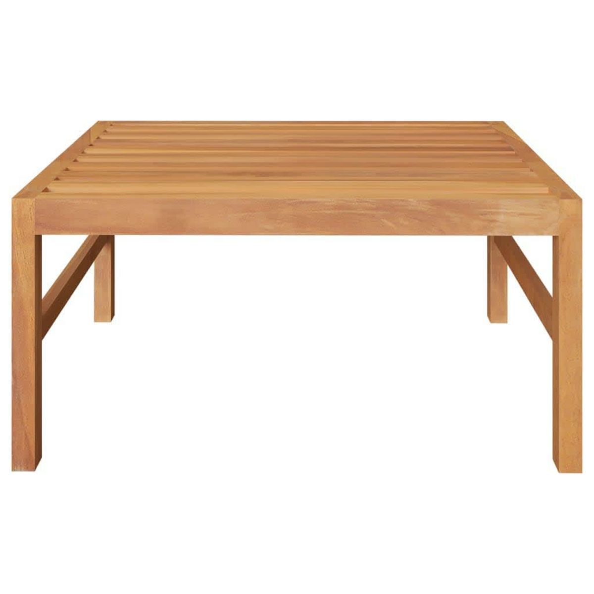 VIDAXL Salon de jardin 2 pcs avec coussins gris fonce Bois de teck