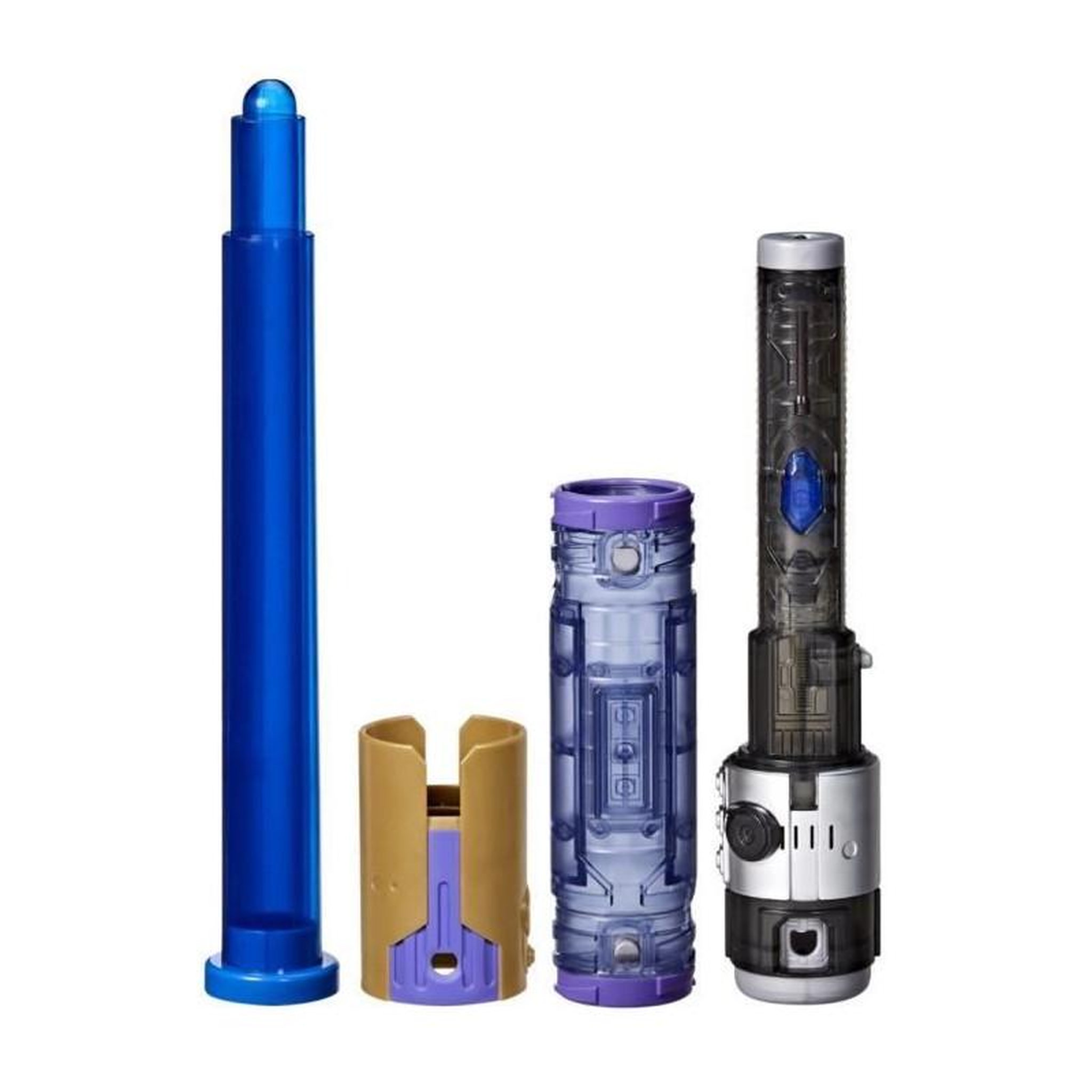 Voir la diapositive 4 : HASBRO Sabre laser électronique Maître Jedi Sol, bleu personnalisable officiel sous licence Star Wars Lightsaber Forge Kyber Core, de