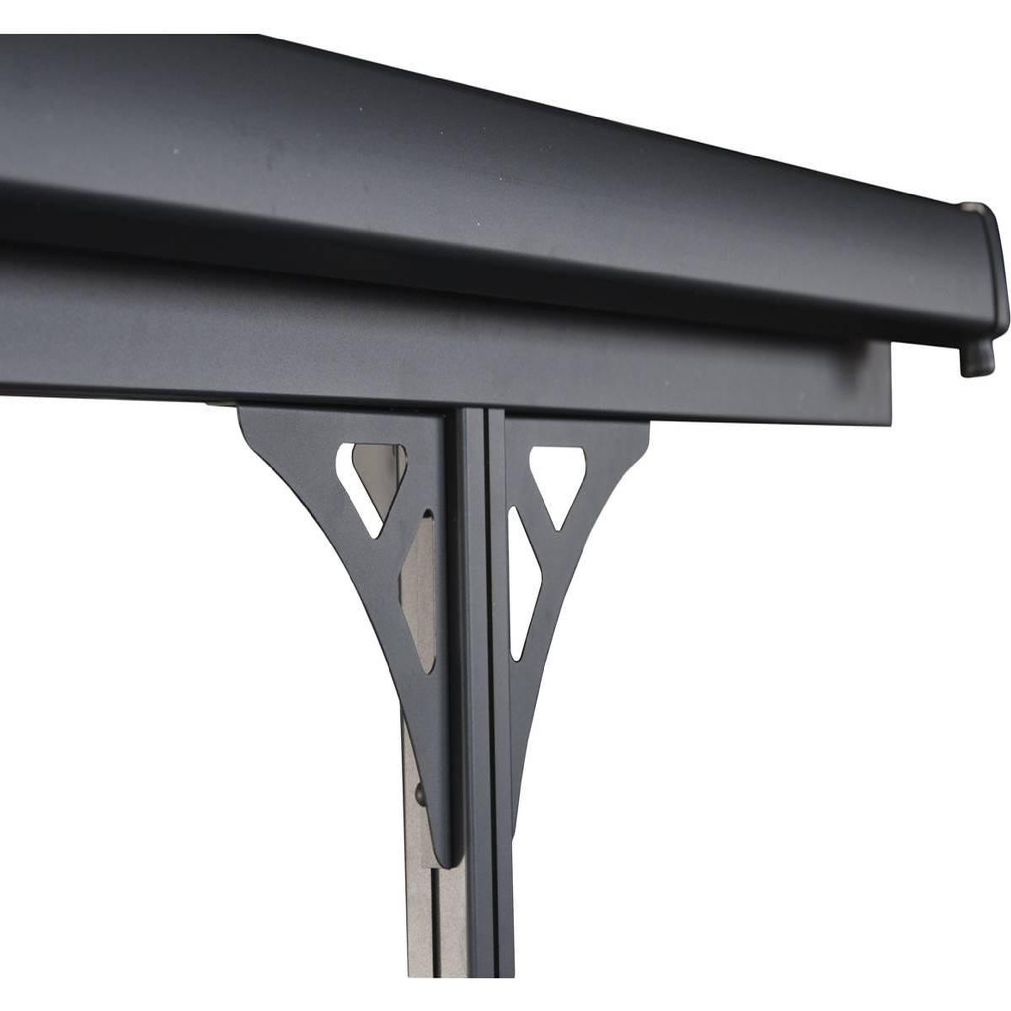 Voir la diapositive 4 : Habitat et Jardin Carport voiture  denver  - 5.02 x 3.13 x 2.05 m - transparent / noir