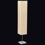VIDAXL Lampadaire avec support en acier 135 cm Beige