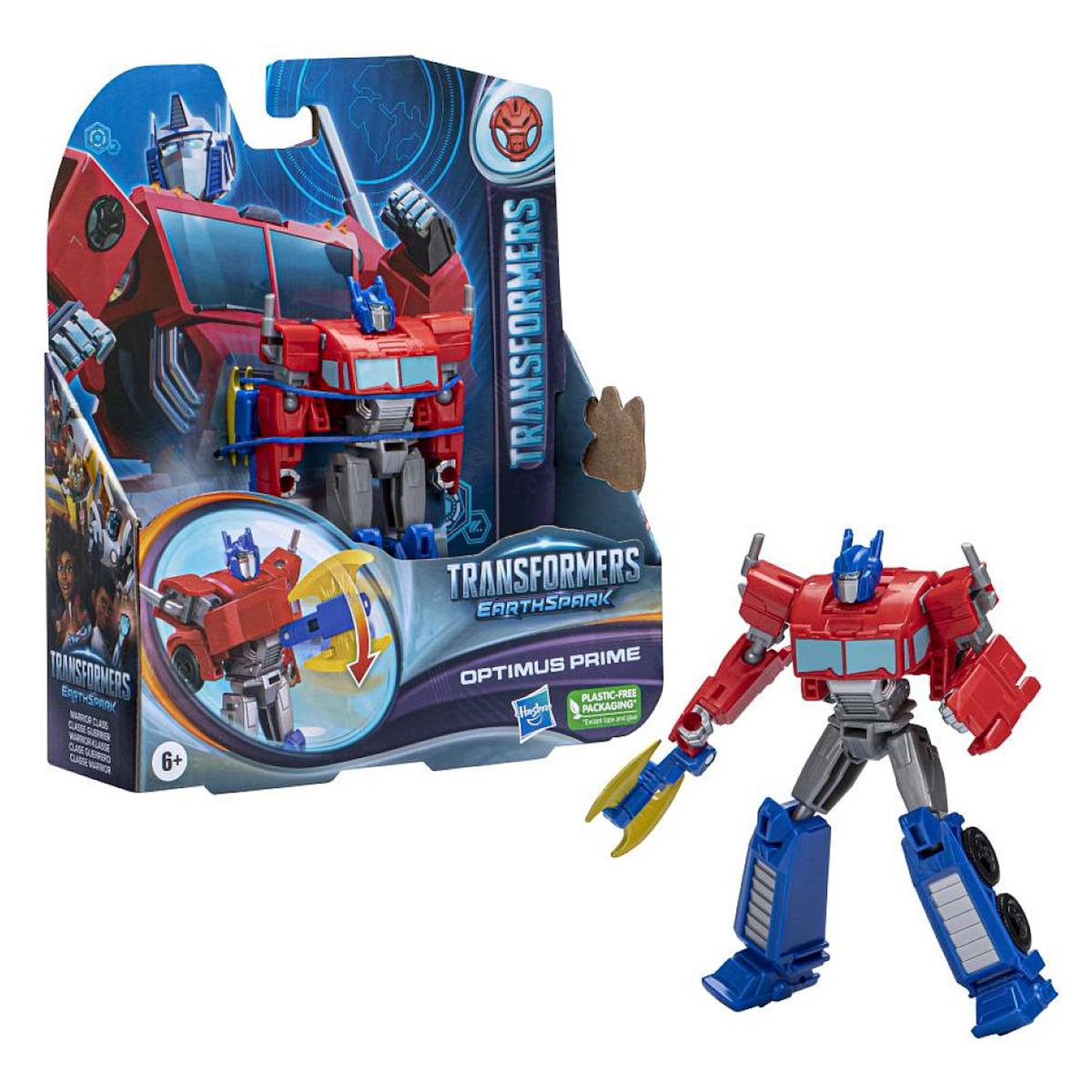 HASBRO Transformers earthspark optimus prime classe guerrier