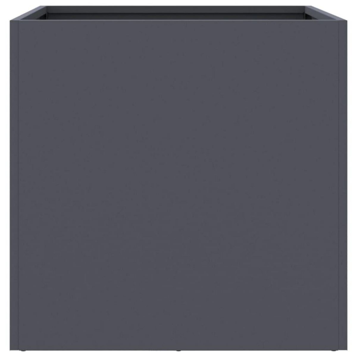 VIDAXL Jardiniere anthracite 42x40x39 cm acier