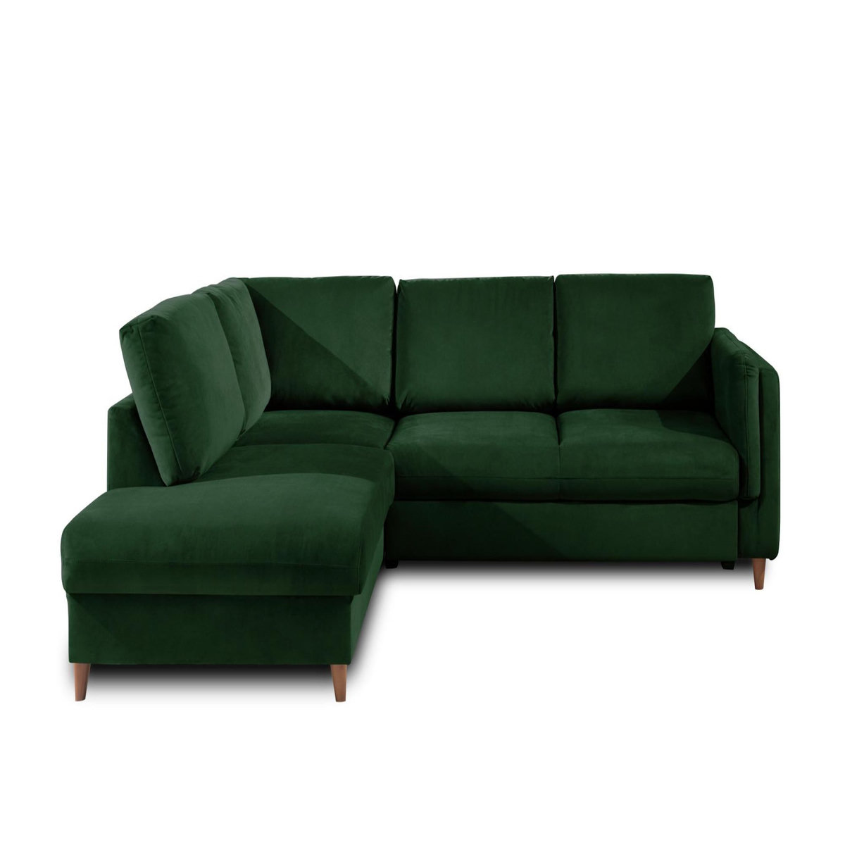 LISA DESIGN Brooke - canapé d'angle gauche - convertible - 5 places - en velours