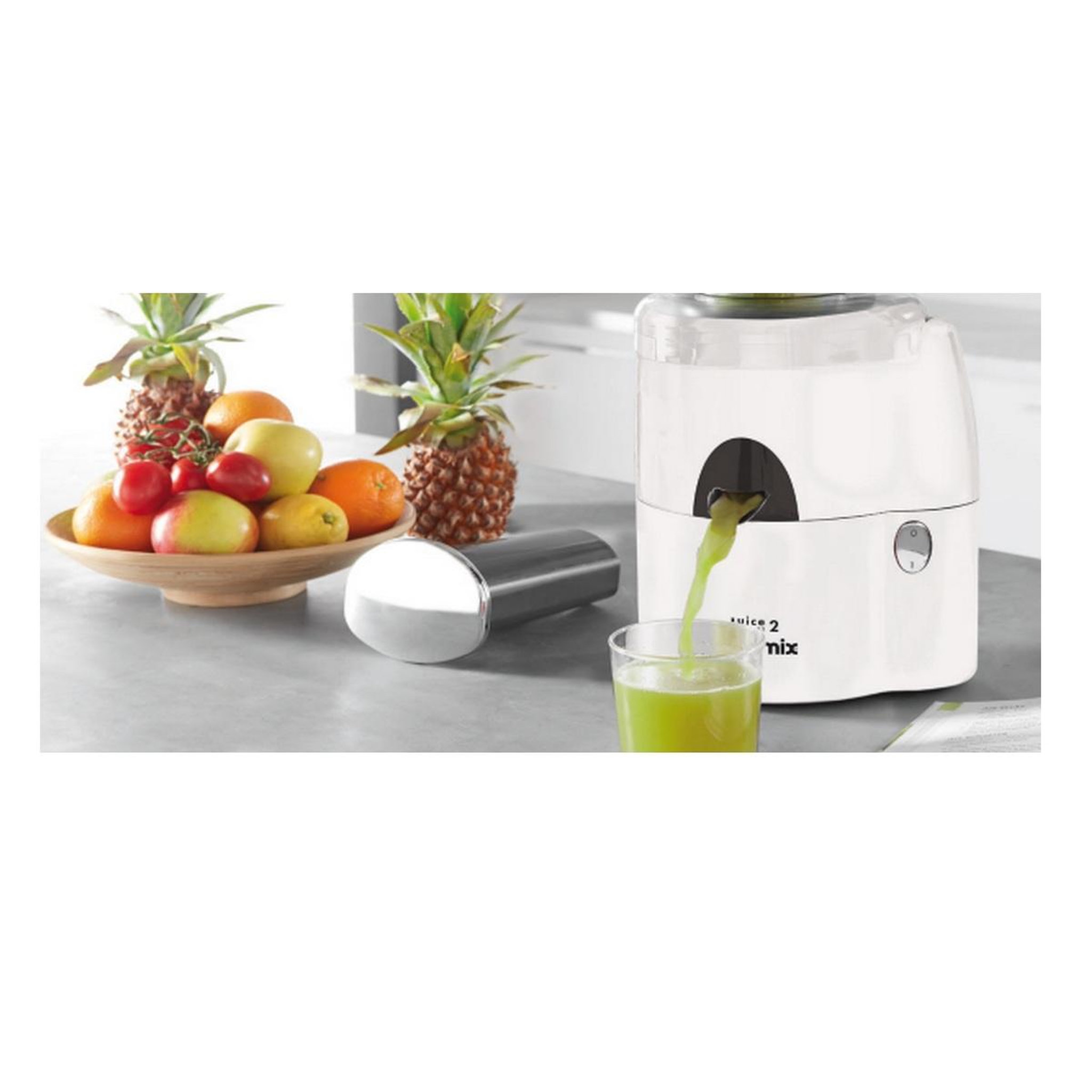 Voir la diapositive 2 : MAGIMIX Extracteur de jus 400w blanc - 18080f
