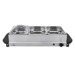 TRISTAR Chauffe-plat Tristar finition argentée