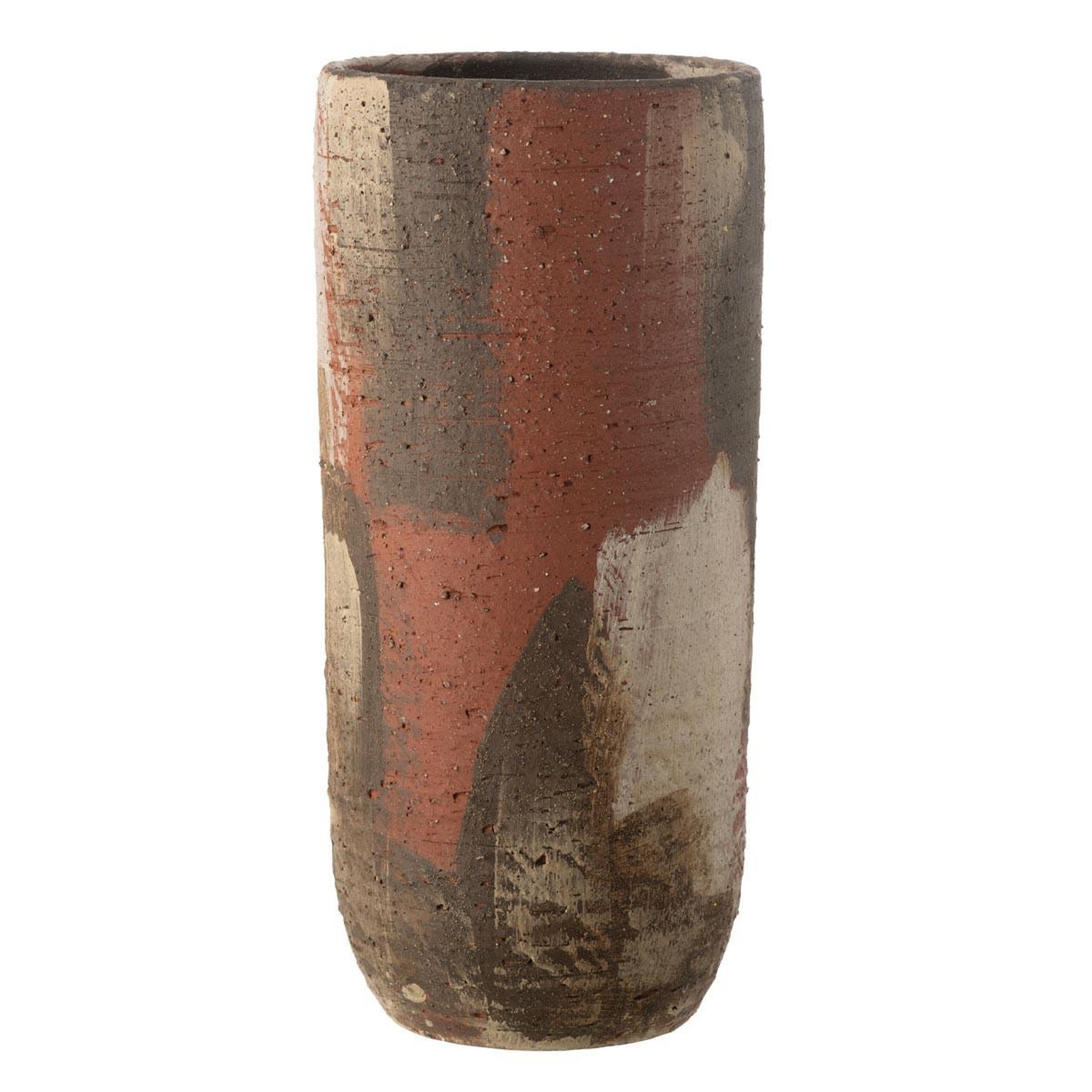 J-LINE Vase déco en terre cuite  miltos  50cm multicolore