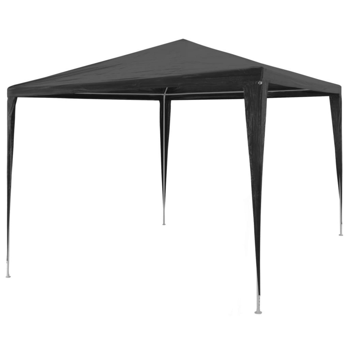 VIDAXL Tente de reception 3x3 m PE Anthracite