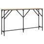 Voir la diapositive 2 : VIDAXL Table console chene sonoma 140x23x75 cm bois d'ingenierie