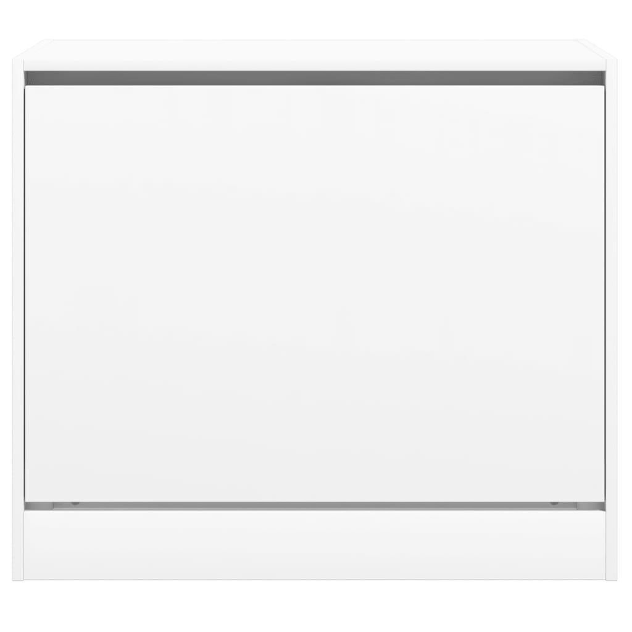 Voir la diapositive 5 : VIDAXL Armoire a chaussures blanc 80x42x69 cm bois d'ingenierie