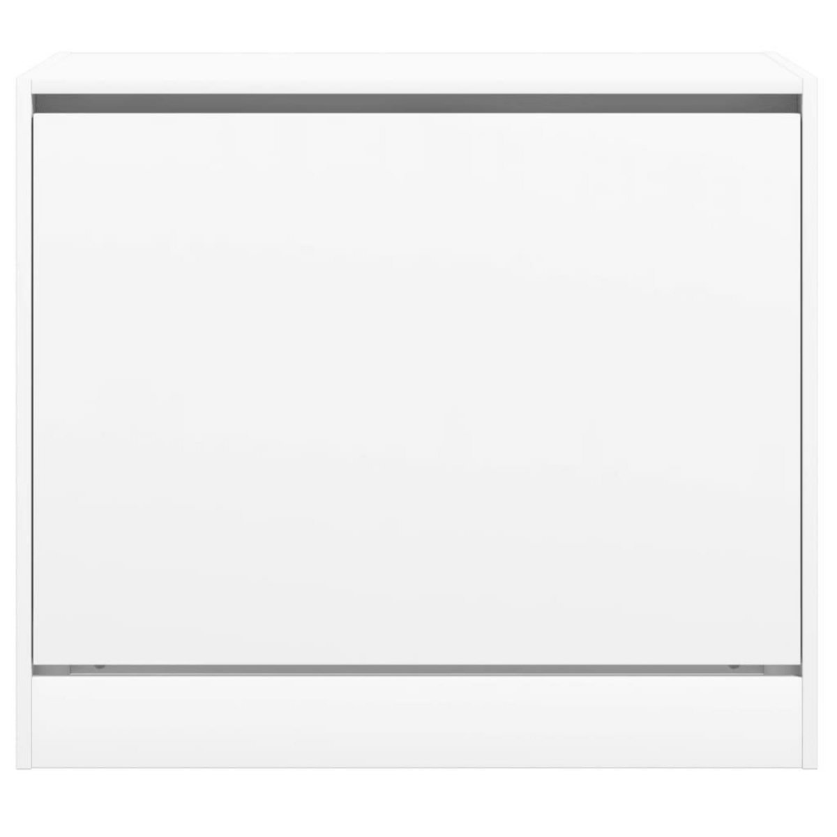 VIDAXL Armoire a chaussures blanc 80x42x69 cm bois d'ingenierie