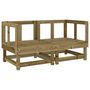 Voir la diapositive 3 : VIDAXL Canapes d'angle avec coussins 2 pcs bois de pin impregne