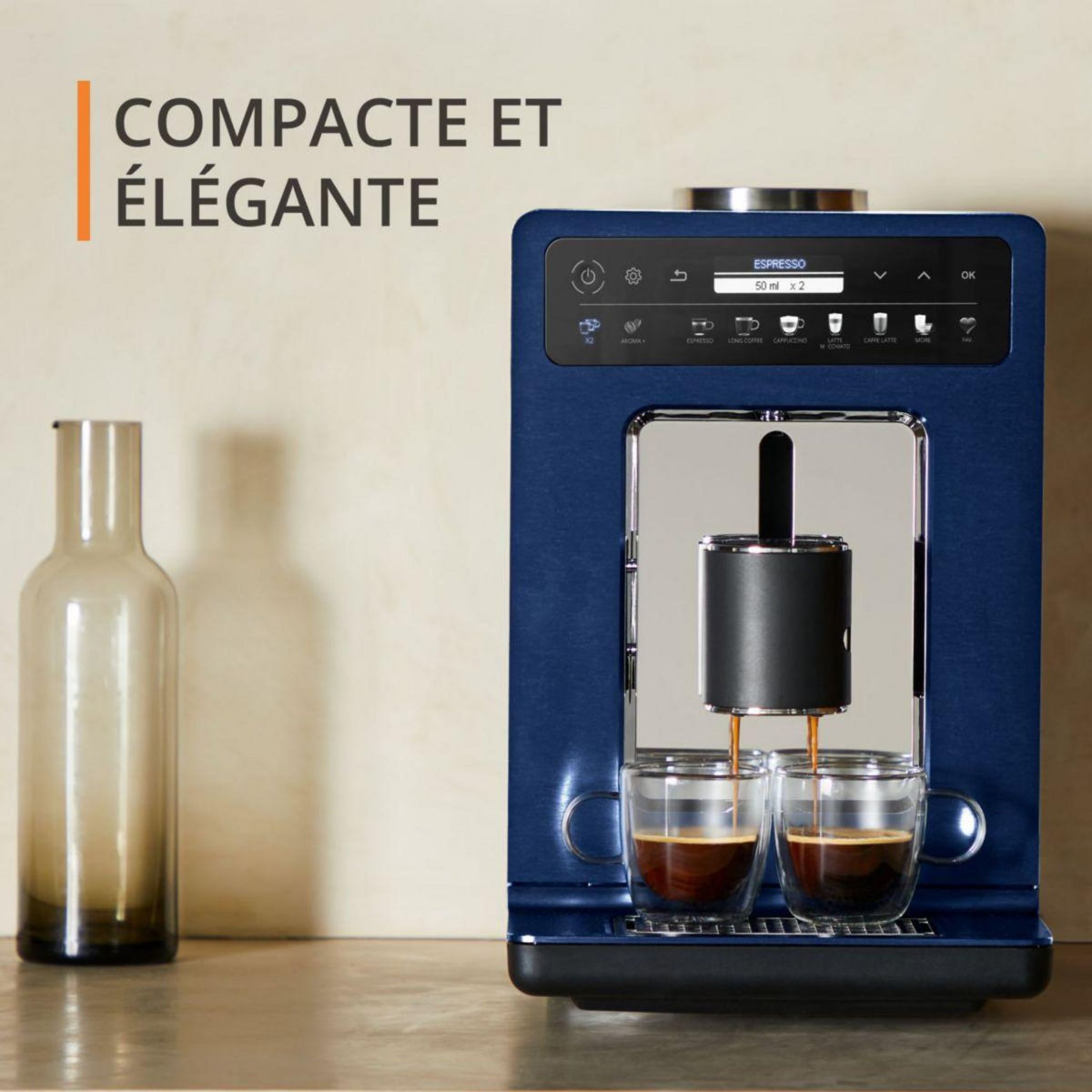 KRUPS Expresso Broyeur EA89W410 Evidence by WILMOTTE