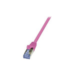 LOGILINK Câble réseau LogiLink CAT 6A 2 mètres rose