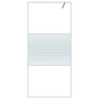 Voir la diapositive 3 : VIDAXL Paroi de douche Blanc 90x195 cm Verre ESG transparent