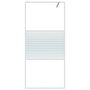 Voir la diapositive 3 : VIDAXL Paroi de douche Blanc 90x195 cm Verre ESG transparent