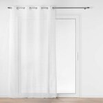 Paris Prix Rideau Voilage à Œillets  Odessa  140x240cm Blanc