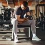 Voir la diapositive 2 : HOMCOM Ensemble d'haltères courtes total 30 Kg - barres incluses - entraînement musculaire & haltérophilie - acier PU noir