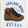 Voir la diapositive 2 : IN EXTENSO T-shirt manches longues imprimé boots garçon