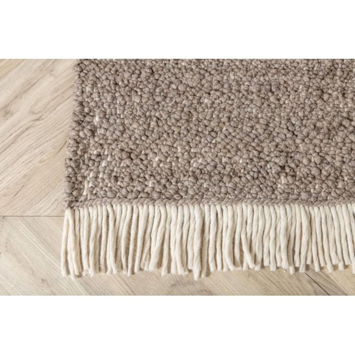 Paris Prix Tapis Déco en Laine  Betina  200x300cm Marron