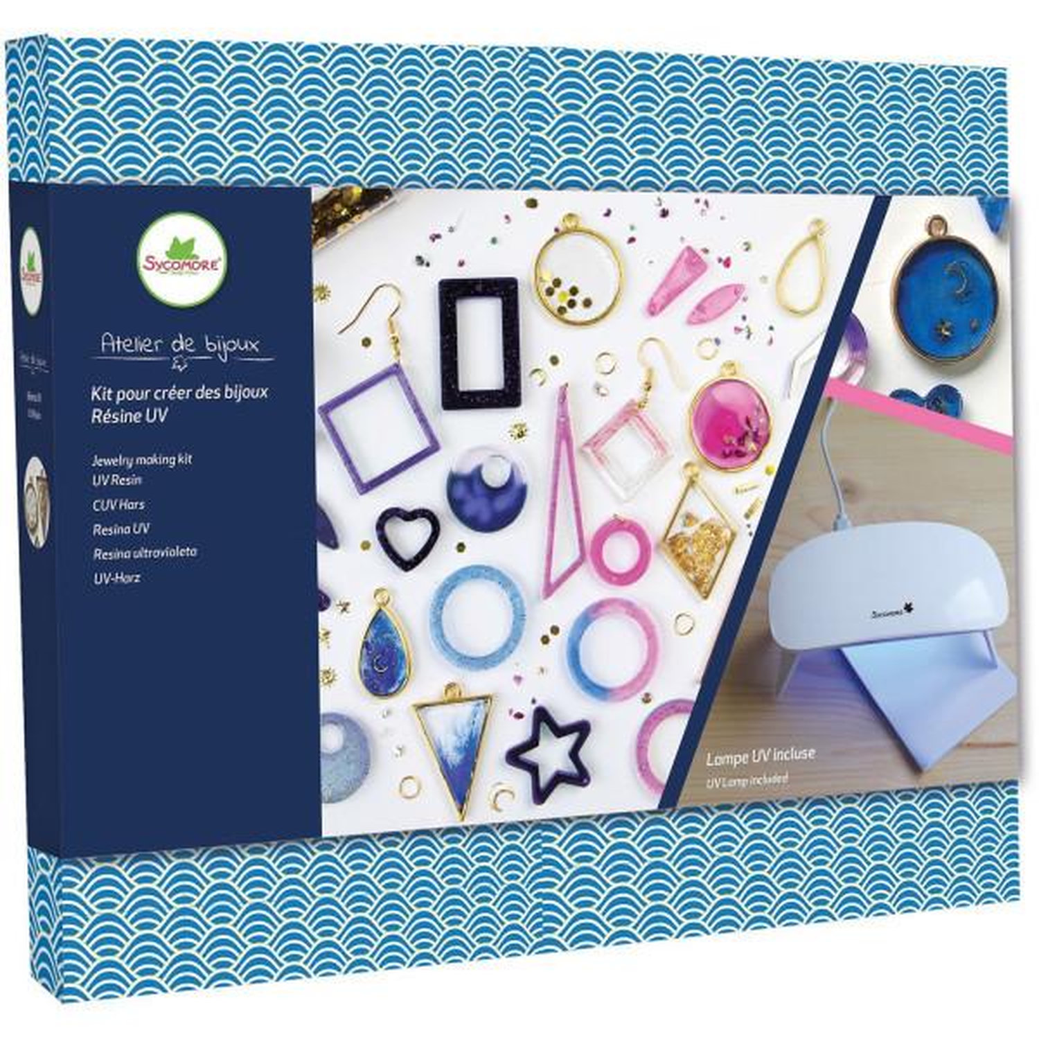 Atelier de bijoux SYCOMORE Bijoux en résine UV Dès - vue 3
