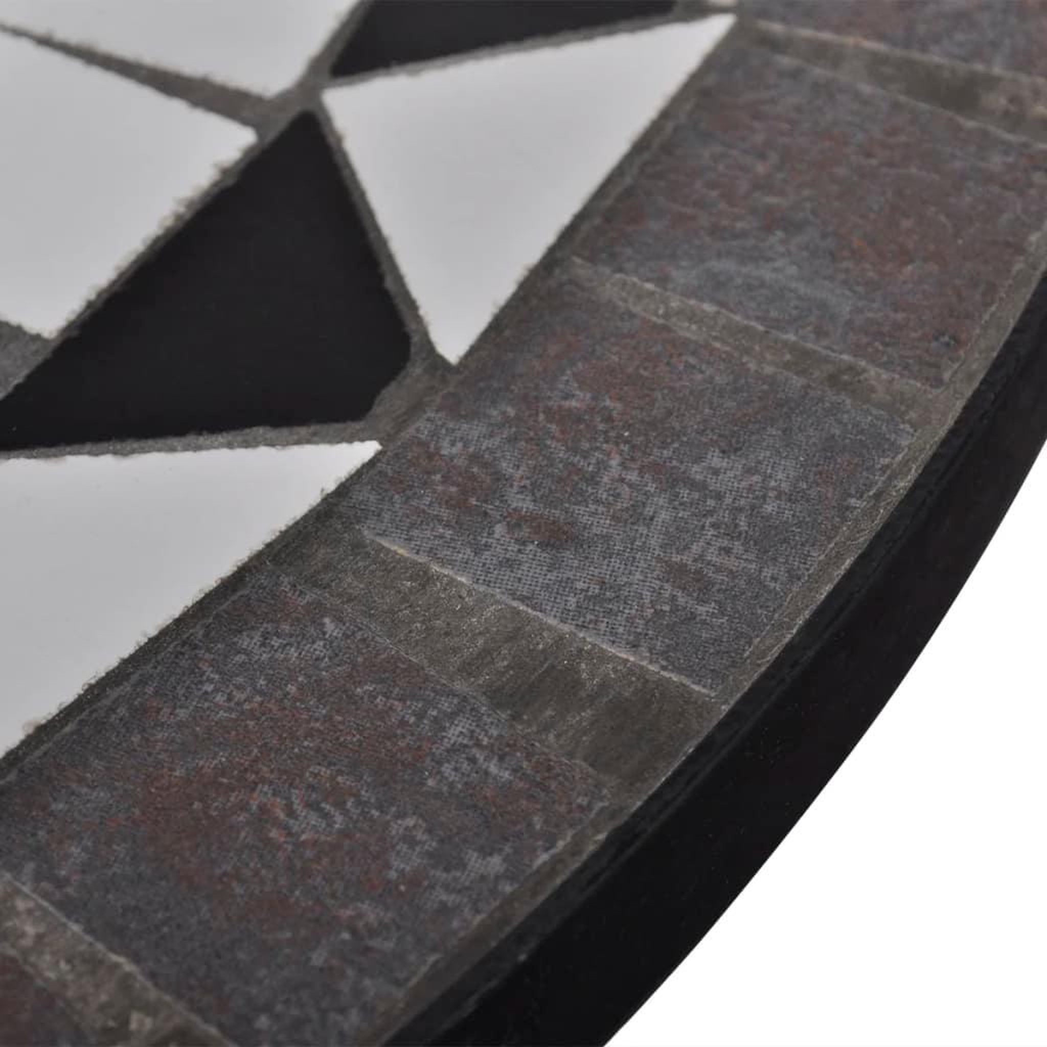 Voir la diapositive 4 : VIDAXL Table de bistro Noir et blanc 60 cm Mosaïque