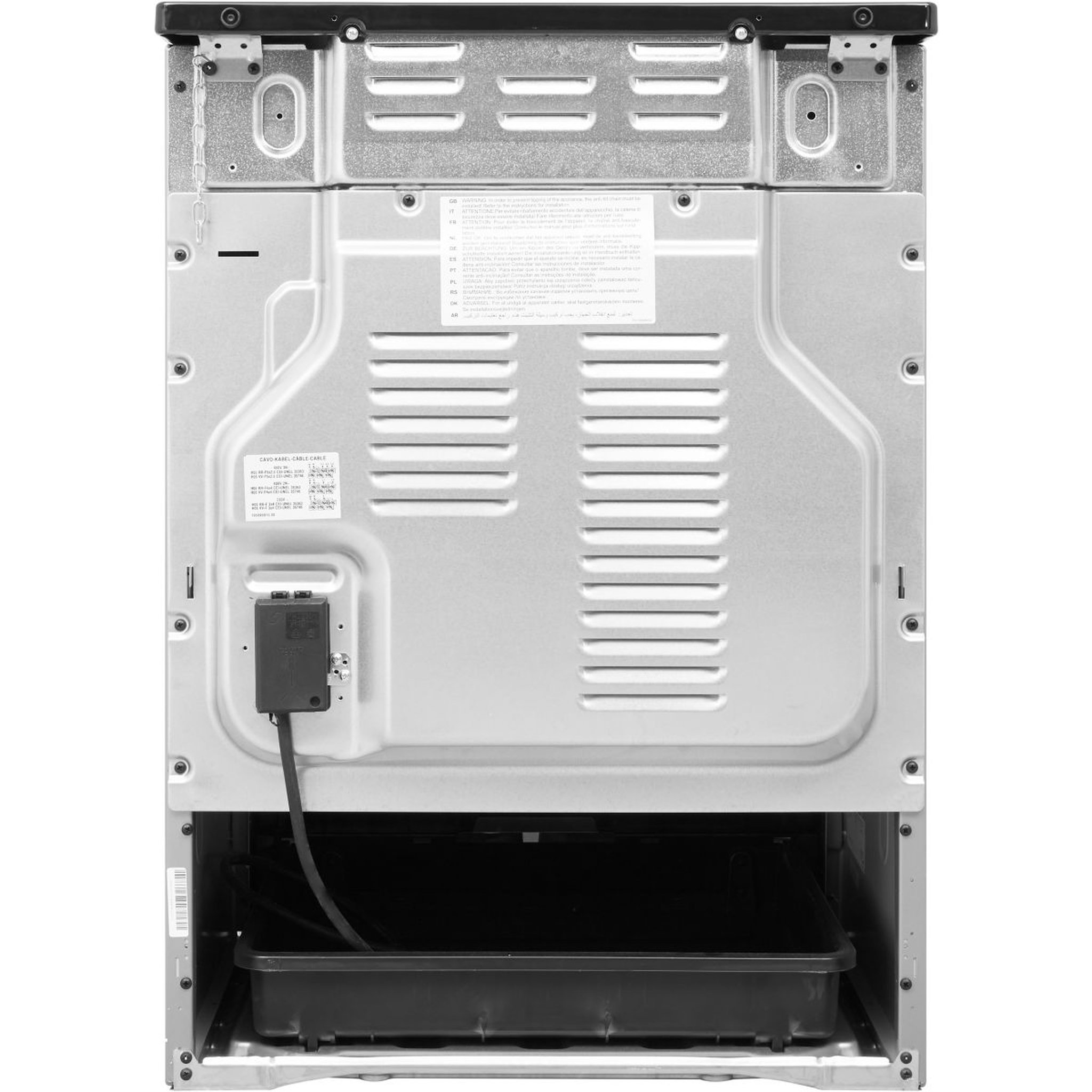 Voir la diapositive 2 : HOTPOINT Cuisinière gaz H6T9CE(X)FR