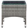 Voir la diapositive 3 : VIDAXL Table basse Gris 60x40x36 cm Resine tressee