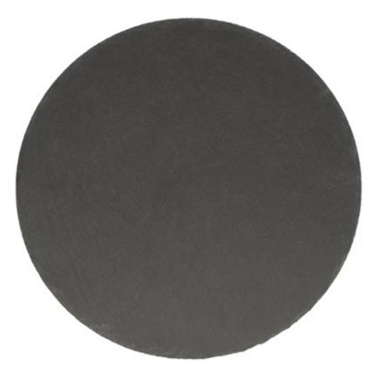 SECRET DE GOURMET Lot de 6 Assiettes Plates  Ardoise  28cm Gris