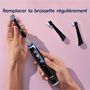 Voir la diapositive 2 : ORAL B Brossette dentaire 2 ct iO Gentle Care (Black)